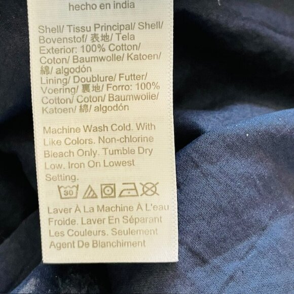 J. Crew Factory Mixed Floral Tiered Cotton Block Print Mini Dress Small - Picture 8 of 9